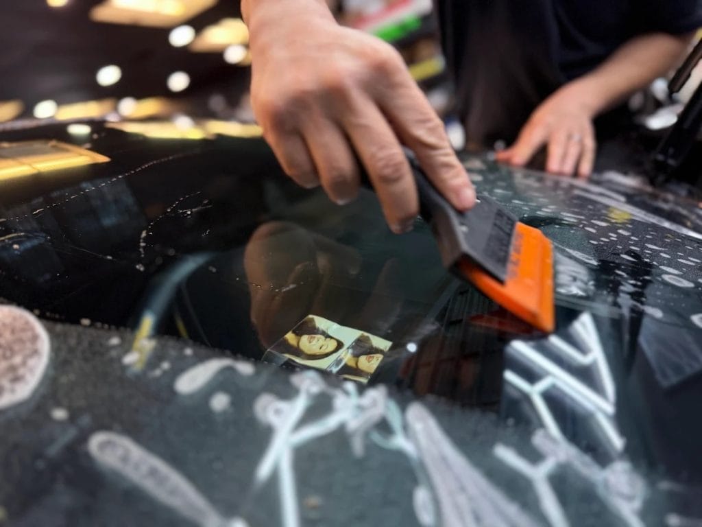 Paint correction removing swirl marks in Sacramento