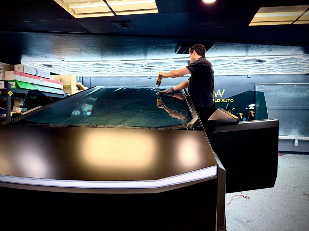 Computerized film cutting for precise Sacramento window tinting